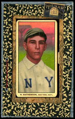 Picture, Helmar Brewing, T206-Helmar Card # 121, Henry Mathewson, Portrait, New York Giants